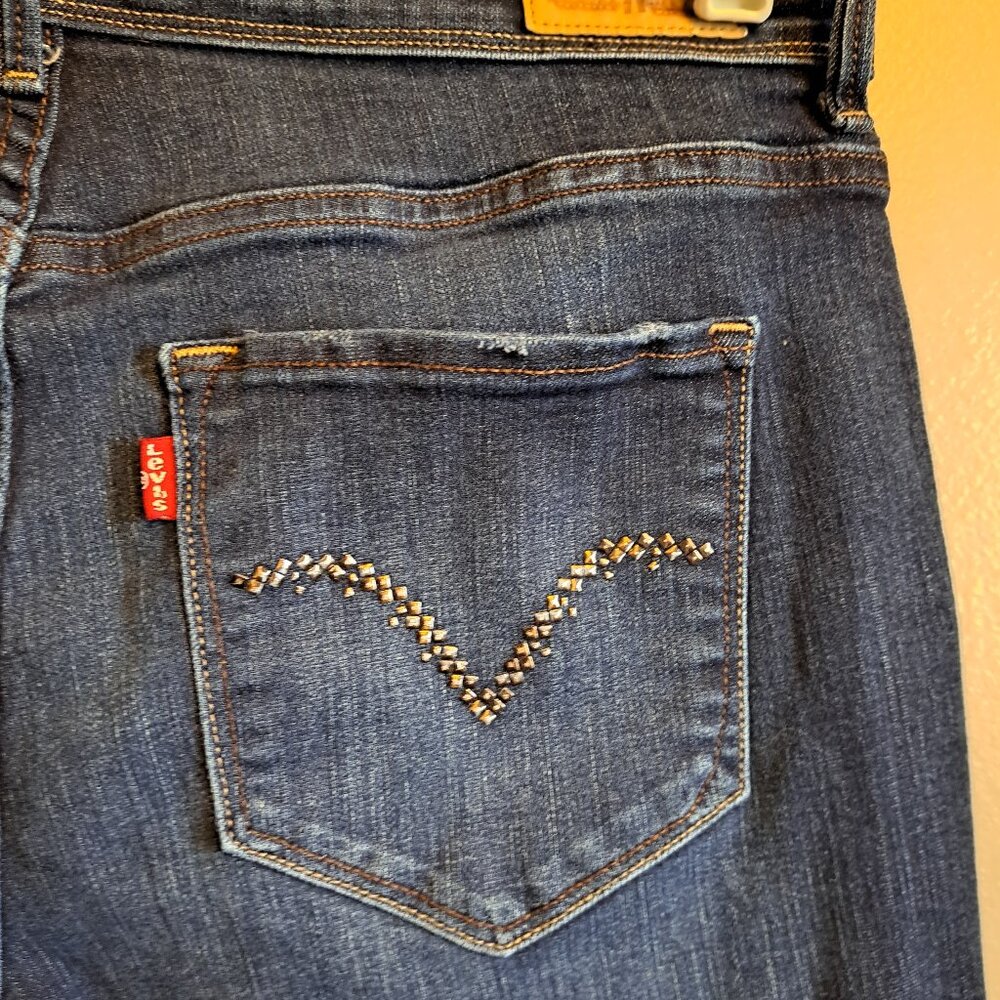 Levi's Perfectly Shaping 512 Bootcut Denim Jeans With Riveting Detail Pockets - Picture 3 of 10